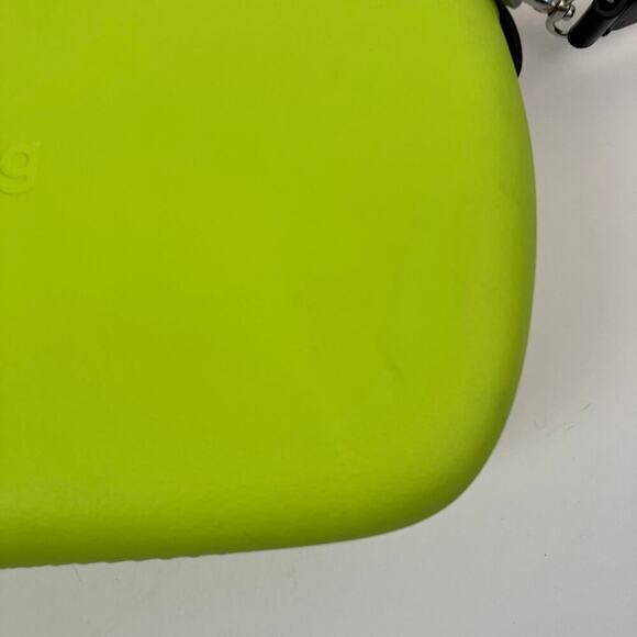 OBag Moon Bag Avocado Green Blue Floral Removable Insert Black Crossbody Strap - Picture 14 of 16